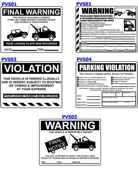 parking violation notice is called figgerits|Parking Violations Stickers – Custom Illegally Parked Warning Notices.